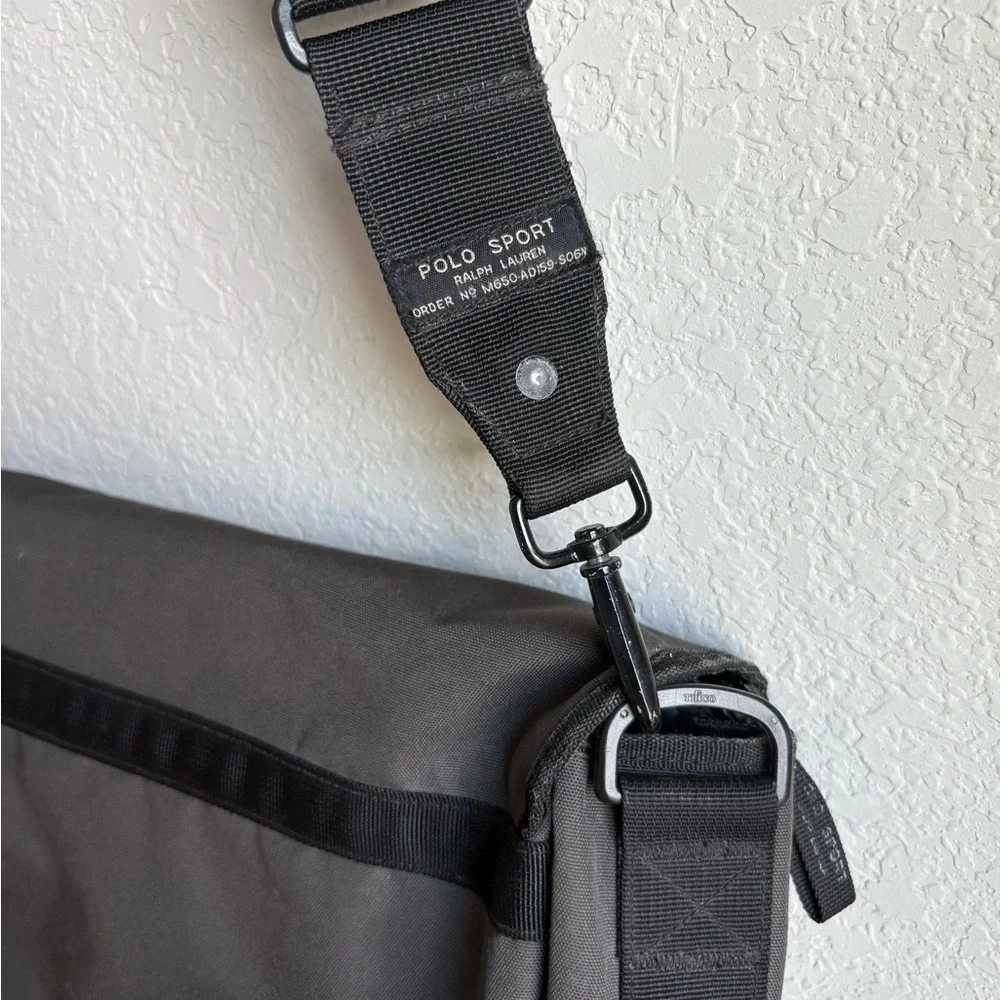 Polo by Ralph Lauren Charcoal Messenger Bag